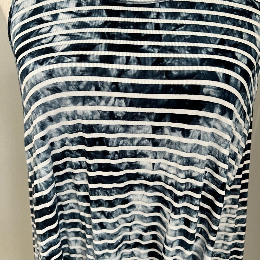 Verve Ami Blue and White Striped Handkerchief Tank Top - Picture 2 of 11